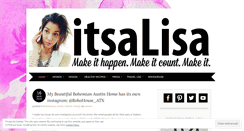 Desktop Screenshot of itsalisa.com